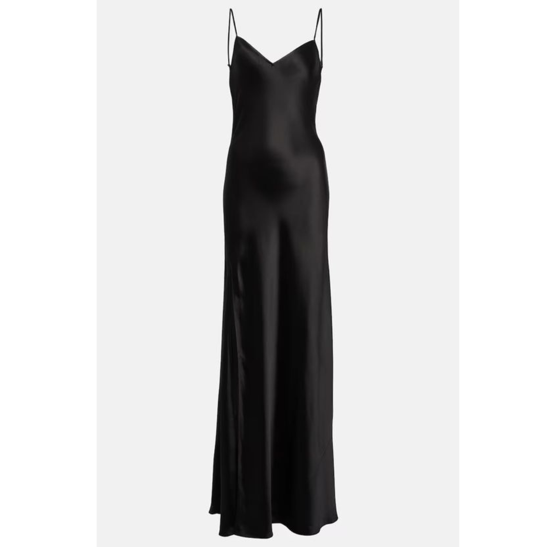 Delga Satin Maxi Dress
