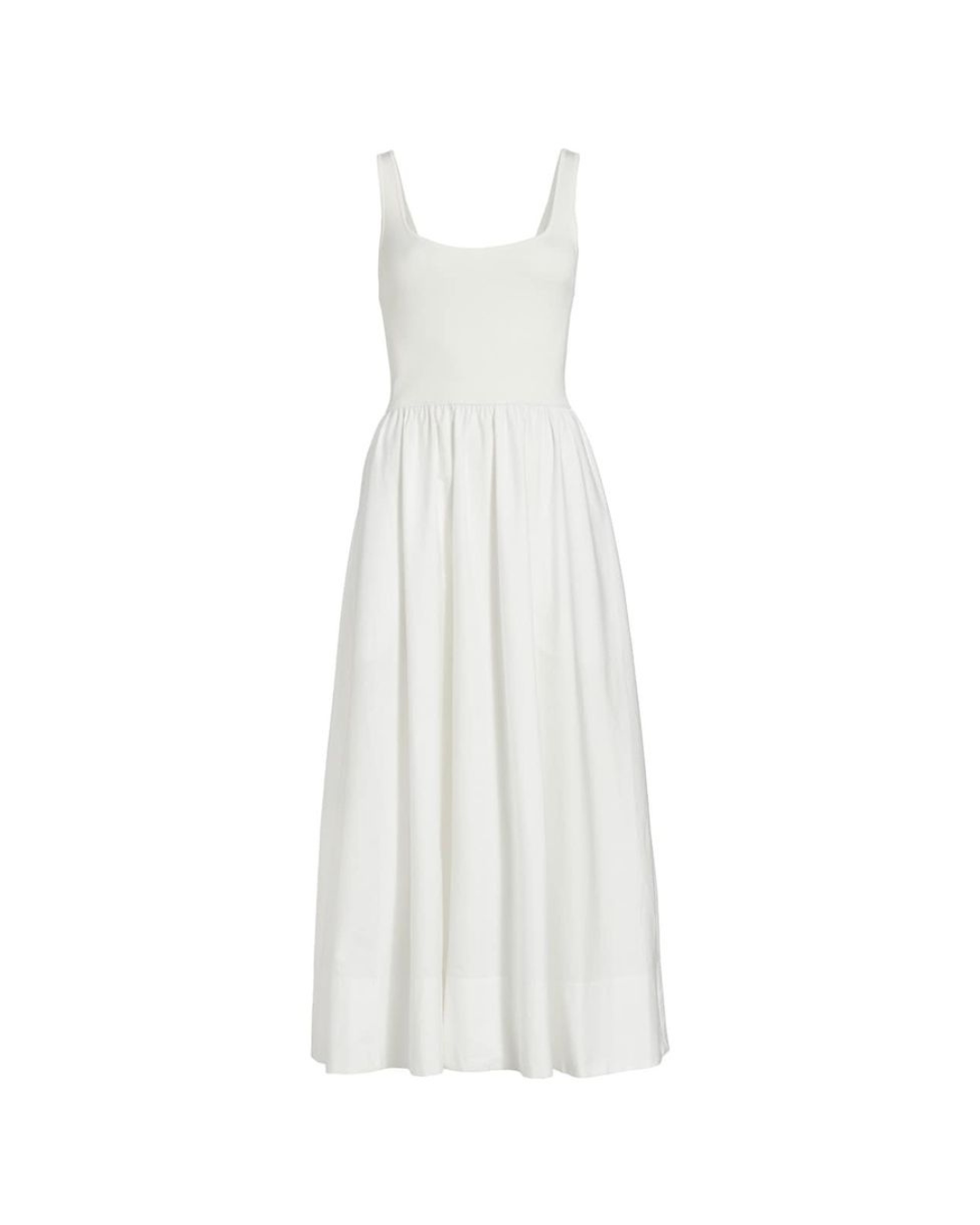 New Elegant Cotton Midi Dress
