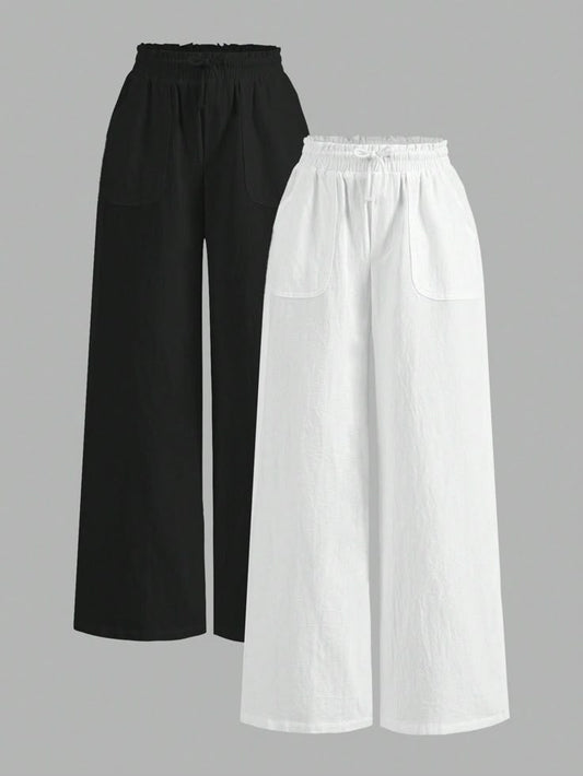 New Basic Trousers with Pockets